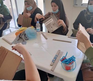Art therapy for caregivers in partnership with Save the Children Lebanon and UNICEF
